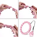 HHW11 PLUS SIZE HULA HOP LIGHT PINK Z WYPUSTKAMI I OBCIĄŻNIKIEM HMS