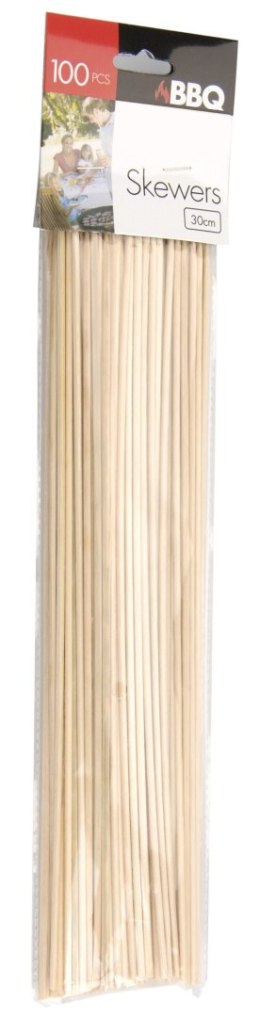Patyki do szaszłyków 30cm 100szt bambus owe