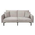 Sofa rozkładana Canif Velvet szara