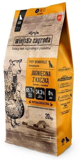 Wiejska Zagroda Jagnięcina z kaczką 20kg