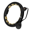 HHM13 HULA HOP BLACK/GOLD Z MAGNESAMI I OBCIĄŻNIKIEM + LICZNIK HMS