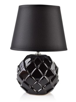 LETI BLACK Lampa stołowa 15x8xh29,5cm czarny klosz