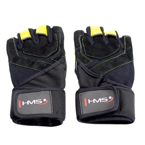 RST01 BLACK/YELLOW ROZM. XXL RĘKAWICE NA SIŁOWNIĘ HMS