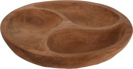 Salaterka 3-dzielna drewno 34cm BOHO