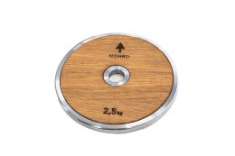 Obciążenie NOHRD WeightPlate 2,5kg Oak Dąb