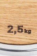 Obciążenie NOHRD WeightPlate 2,5kg Oak Dąb