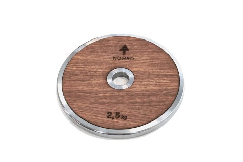 Obciążenie NOHRD WeightPlate 2,5kg Oak Vintage