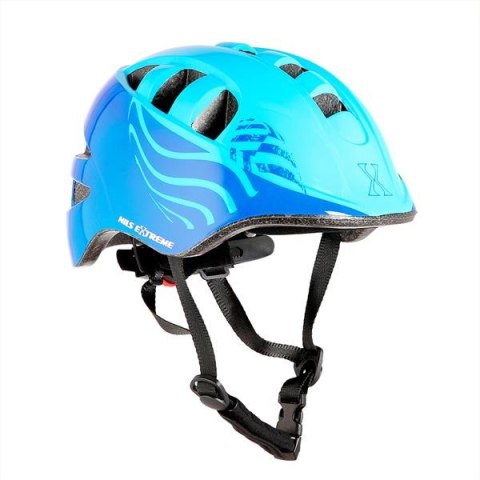 MTW08 NIEBIESKI ROZM. S (51-57CM) KASK DZIECIĘCY NILS EXTREME