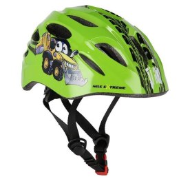 MTW01 LED ZIELONY ROZM. XS (43-51 cm) KASK NILS EXTREME