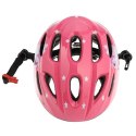 MTW01 LED różowy ROZM. XXS (44-48 cm) KASK NILS EXTREME