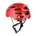 MTW01 LED KASK CZERWONY ROZM. XXS (42-48 cm) NILS EXTREME