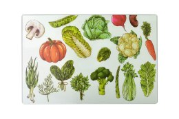 ARIA Deska do krojenia 20x30cm szklana warzywa
