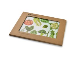 ARIA Deska do krojenia 20x30cm szklana warzywa