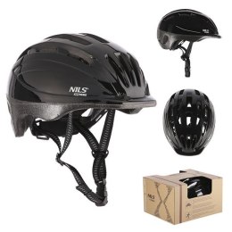 MTV62J CZARNY ROZM. M(52-56CM) KASK DZIECIĘCY NILS EXTREME