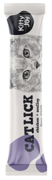 Kitty Joy Cat Lick Kurczak & Przegrzebki Cream 4x15g