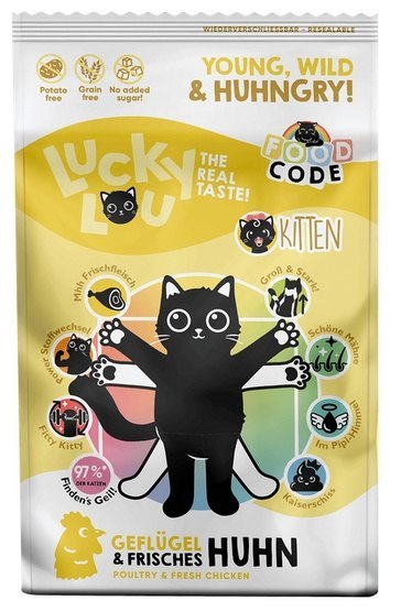 Lucky Lou Food Code Lifestage Kitten Geflugel & Huhn 750g