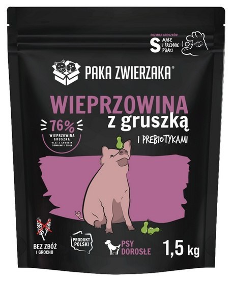 Paka Zwierzaka Seventh Heaven Wieprzowina z gruszką S 1,5kg