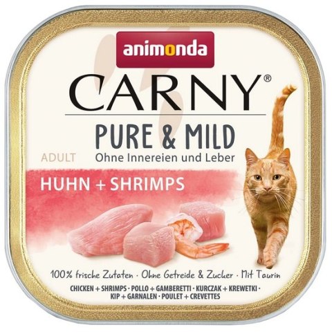 Animonda Carny Pure & Mild Kurczak + Krewetka tacka 100g