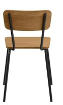 Krzesło Peru dąb/czarne
