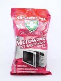 GREEN Chusteczki do lodówek i mikrofali70szt SHIELD MICRO & FREEZER