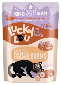 Lucky Lou Lifestage Adult Drób i łosoś saszetka 300g