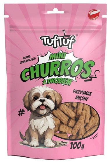 TUF TUF Mini Churros z drobiem dla psa 100g