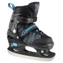 NH11912 A 2w1 BLACK/BLUE ROZM. L(39-42) ŁYŻWOROLKI Z WYM. PŁ. HOKEJOWĄ NILS EXTREME