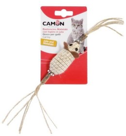 Camon Cat Toy Matatabi Kij z myszą jutową