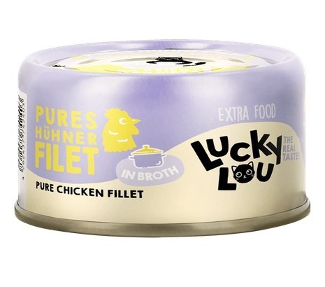 Lucky Lou Extrafood Kurczak w bulionie puszka 70g