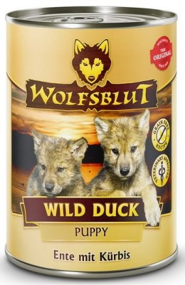 Wolfsblut Dog Wild Duck Puppy kaczka i bataty puszka 395g