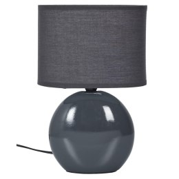 Lampa ceramiczna owalna grafitowa