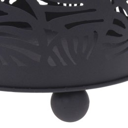 Misa paleniskowa metalowa ażurowa wzór 1 Palenisko ogrodowe, kosz na drewno w postaci okrągłej misy na nóżkach w nowoczesnym sty H&S Decoration