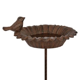 Poidełko dla ptaków do wbicia 76 cm Ozdobna dekoracja pełniąca funkcję poidła, karmika czy też wanienki dla ptaszków wykonana z  Esschert Design
