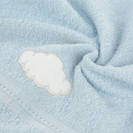 Ręcznik BABY41 30x50 cm niebieski Mięciutki i bardzo delikatny dziecięcy ręcznik kąpielowy z chłonnej tkaniny frotte z naturalne EUROFIRANY B.B. Choczyńscy Sp.J.
