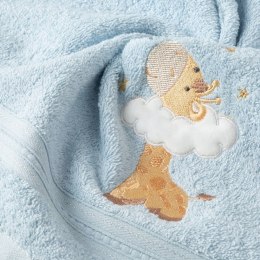 Ręcznik BABY41 50x90 cm niebieski Mięciutki i bardzo delikatny dziecięcy ręcznik kąpielowy z chłonnej tkaniny frotte z naturalne EUROFIRANY B.B. Choczyńscy Sp.J.